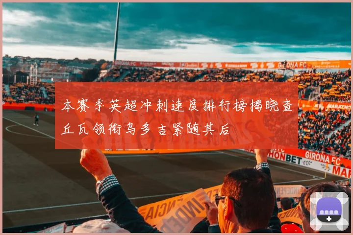 本赛季英超冲刺速度排行榜揭晓查丘瓦领衔乌多吉紧随其后